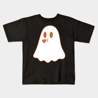 A ghost blowing a kiss Kids T-Shirt